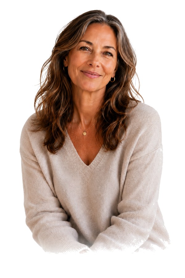 Well-rested mid-life woman smiling
